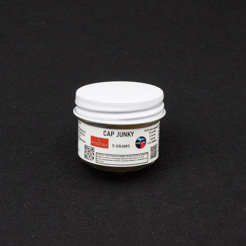 The Hempire Collective - THC x Fire and Ice | (5G) Baller Jar Live Resin | Caps Junky Main Image