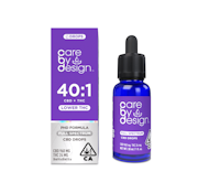Care By Design 40:1 Sublingual Drops (CBD/THC) 30mL
