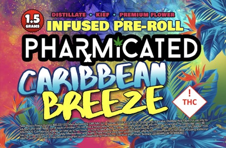 PHARMICATED - INFUSED - PhD 1.5g Pre-Roll (I) - Carribean breeze