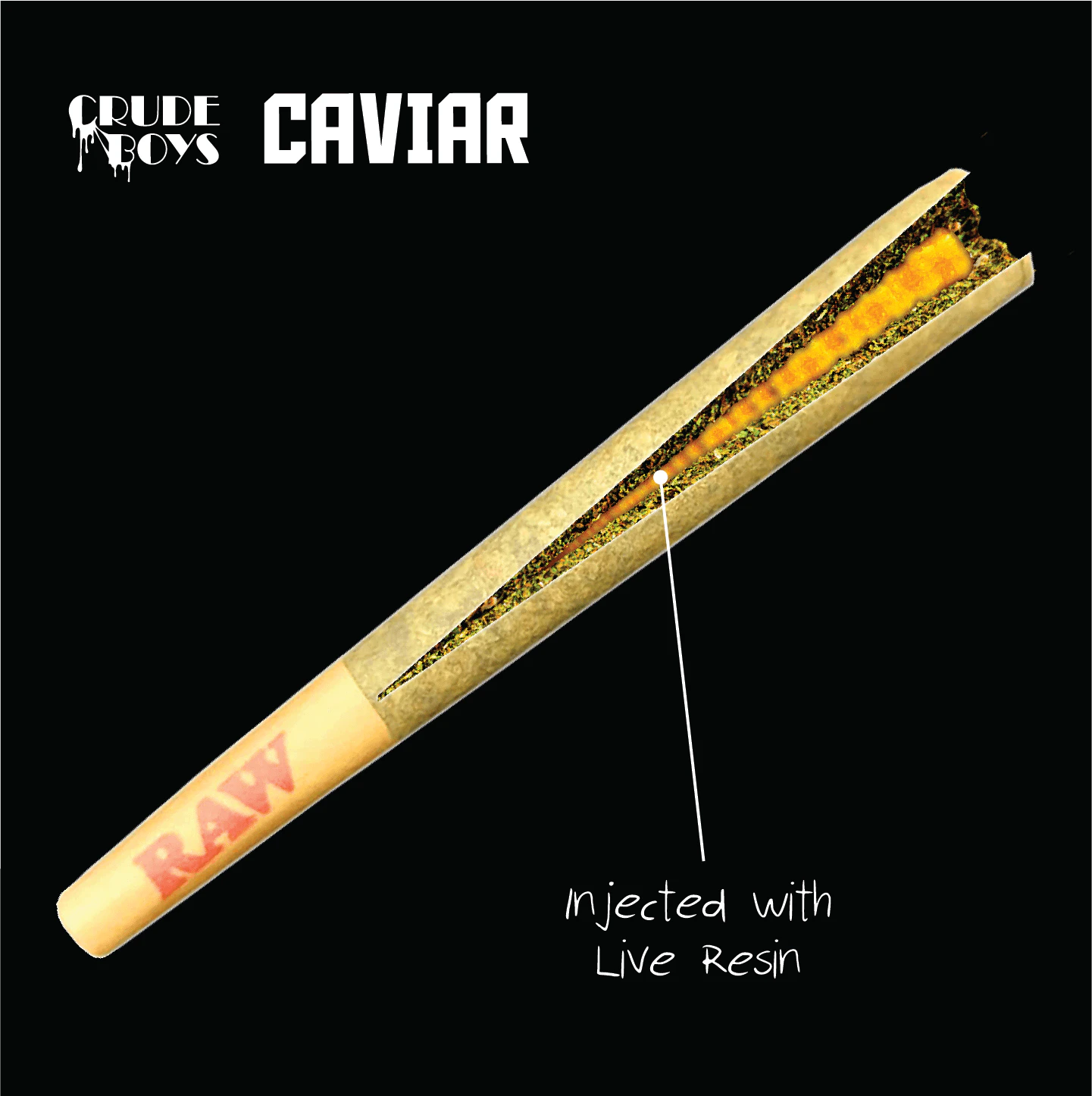 CRUDE BOYS - Caviar -  Dirty Red -  1.2G Main Image