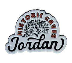 STRAINS OF THE EARTH - Jordan Historic Caves | Enamel Pin | Caves Logo Main Image