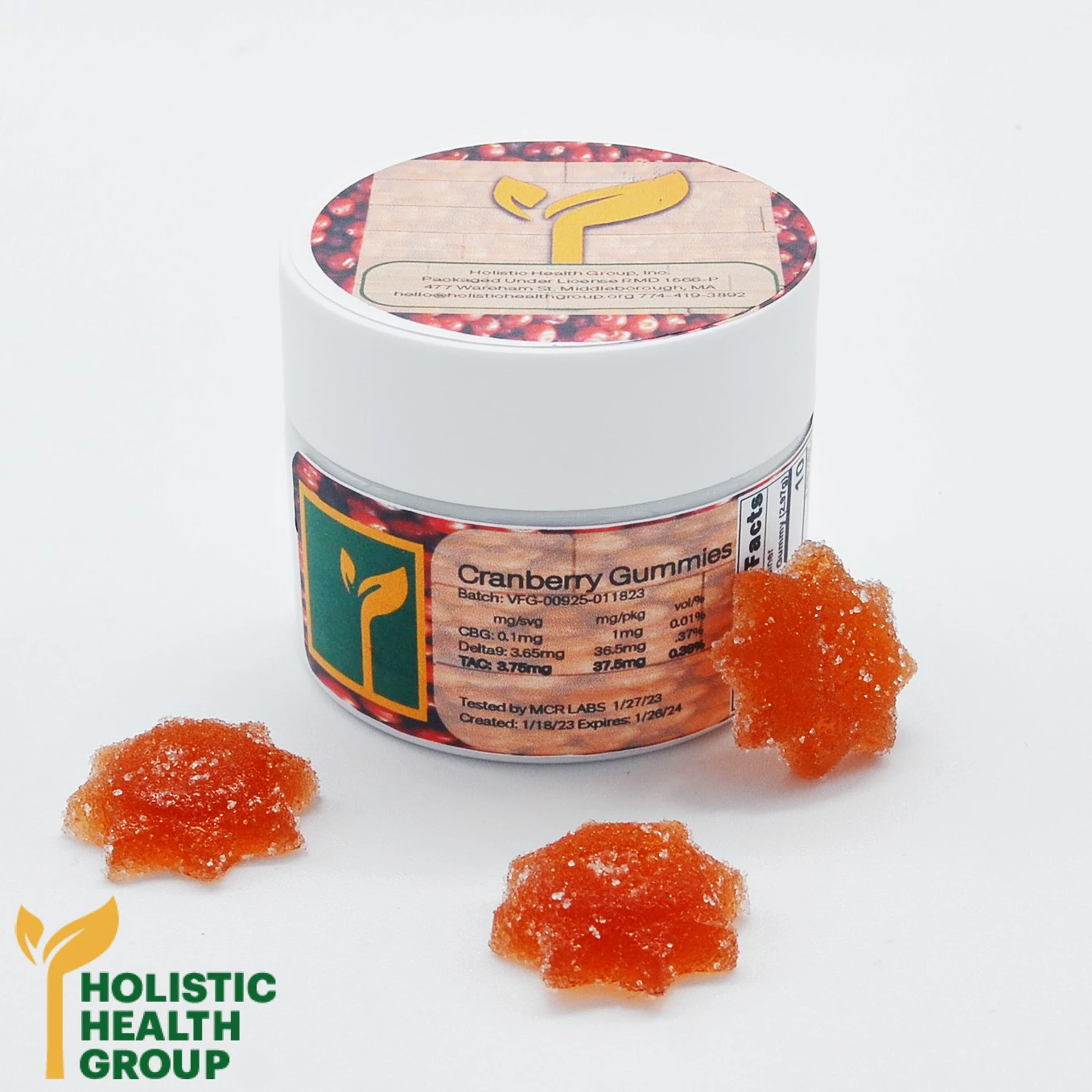 HHG - Cranberry LR Gummies - 50mg - HHG Main Image