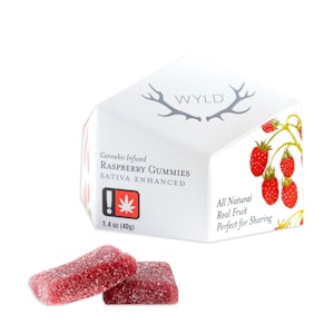 WYLD - Raspberry Gummies 100mg