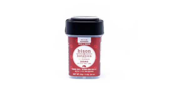BISON BOTANICS - Bison Botanics - Raspberry (THC:CBD 1:1)