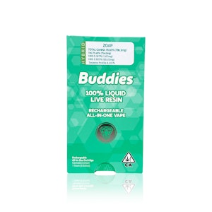 BUDDIES - BUDDIES - Disposable - Zoap - Live Resin - All-In-One - 1G