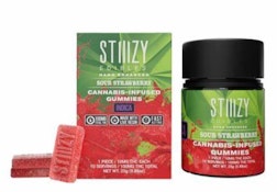 STIIIZY - Sour Strawberry Nano Gummies 100mg