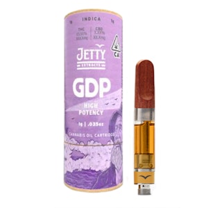 Jetty - Jetty Granddaddy Purps High Potency Cart 1g