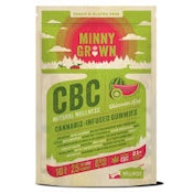 Minny Grown- 250 MG CBC - Watermelon Kiwi Gummies