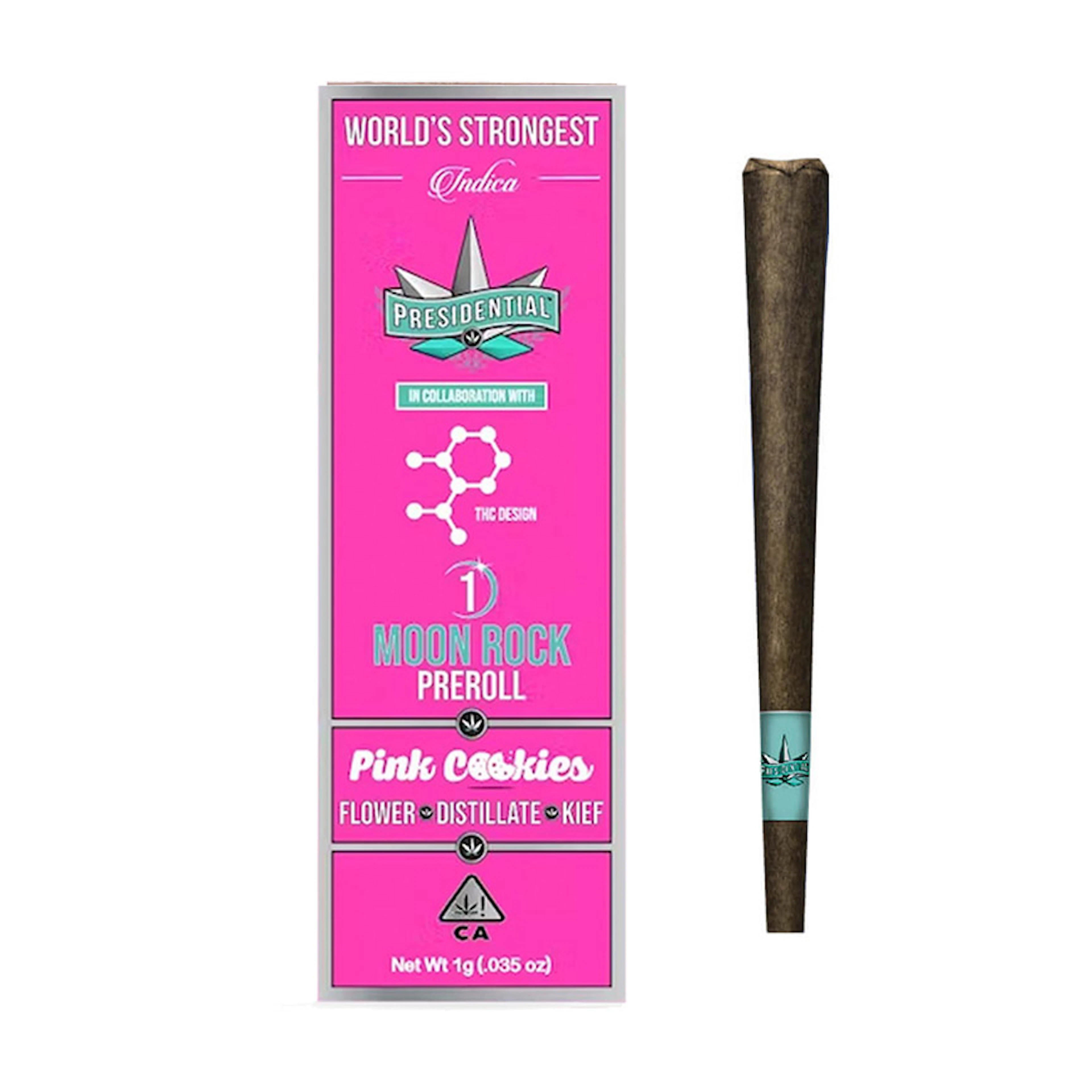 Presidential Moon Rock Blunt Pink Cookies 1.5g