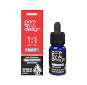 Care By Design MAX FULL SPECTRUM 1:1 Drops (CBD1000mg/1000mgTHC) 15mL