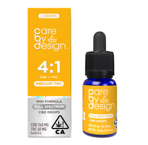 CARE BY DESIGN - [Care By Design] CBD Tincture - 15mL - 4:1