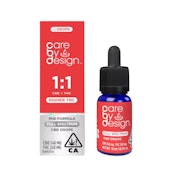 1:1 CBD + THC FULL SPECTRUM DROPS 15ML - CARE BY DESIGN