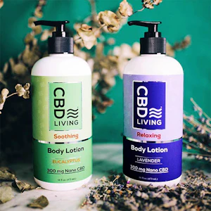 CBD LIVING - 300mg Soothing Body Lotion Eucalyptus