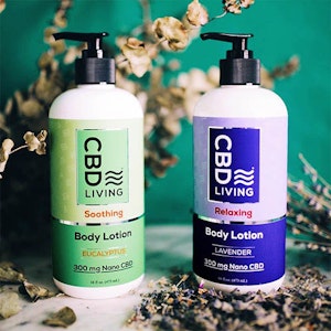 CBD LIVING - 300mg Relaxing Body Lotion Lavender