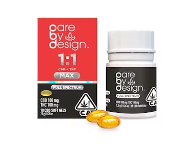 CARE BY DESIGN - [CARE BY DESIGN] Soft Gels - 100mg - MAX 1:1 10ct (H)