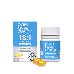 CARE BY DESIGN - Care By Design - 18:1 10pk - Gel Caps 