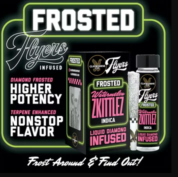 Claybourne Co. - Claybourne Frosted Flyers Infused 5pk Prerolls 2.5g Watermelon Z Main Image