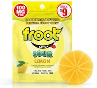 SINGLE - SOUR LEMON 100MG - FROOT