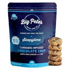  Chocolate Chip (Sleepytime) Indica Cookies - 100mg - Big Pete's