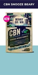 Minny Grown - Minny Grown- 250 MG CBN - Snooze Berry Gummies