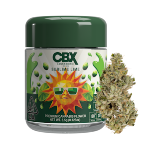CBX - Sublime Lime Flower (H) 3.5g - Shop The Menu | The