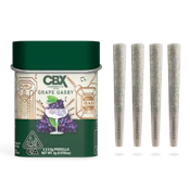 CBX | GRAPE GASBY - 4PK | PREROLL | 2G