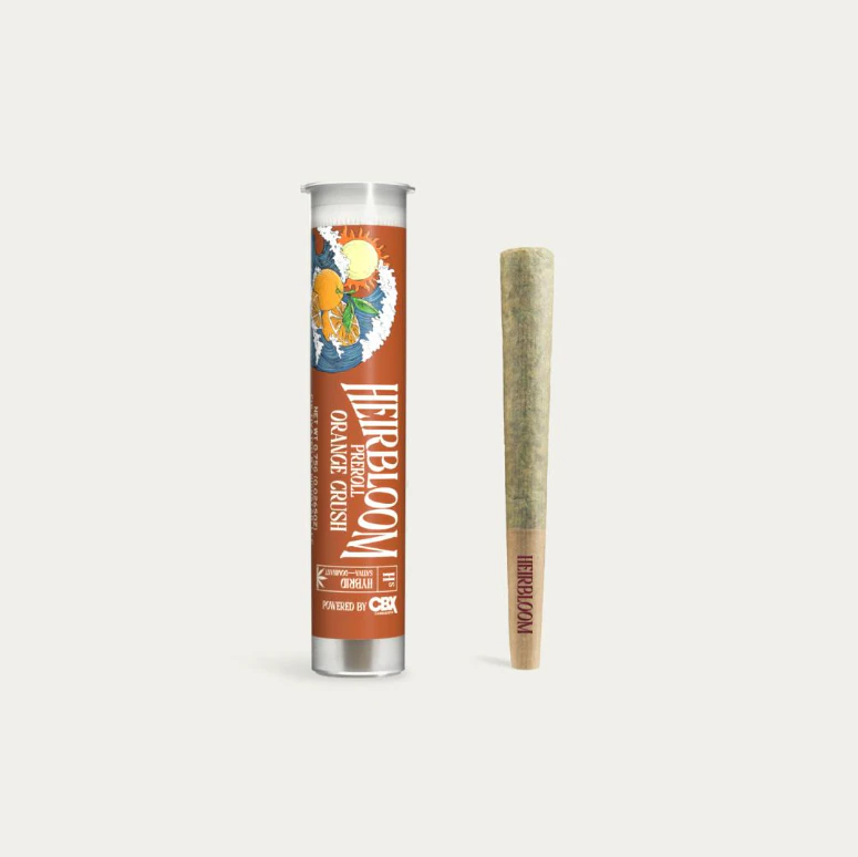 Heirbloom (Powered By CBX) - Heirbloom - Orange Crush Preroll (H) 0.75g Main Image