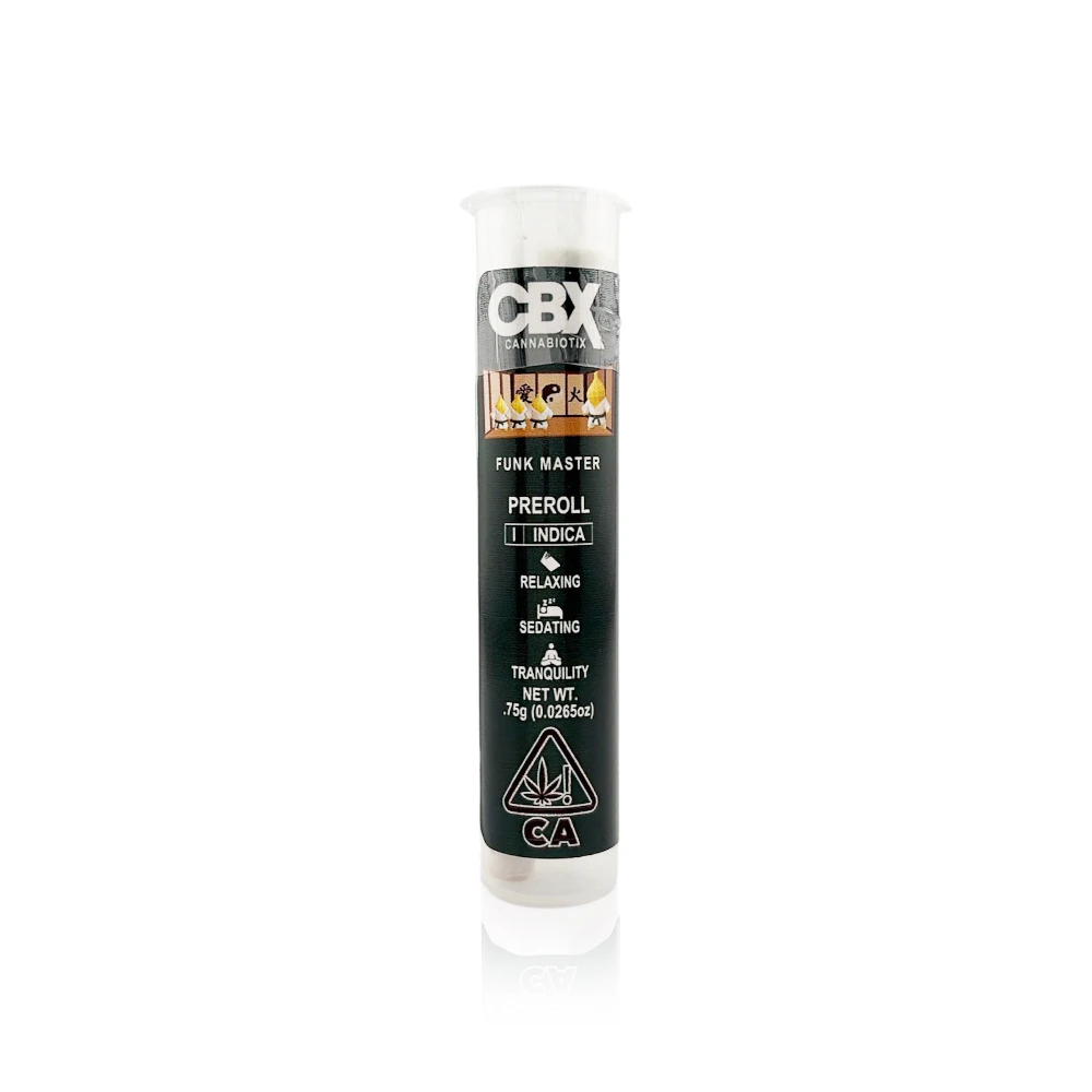 CBX: Cannabiotix - CBX - Preroll - Funk Master - .75G Main Image