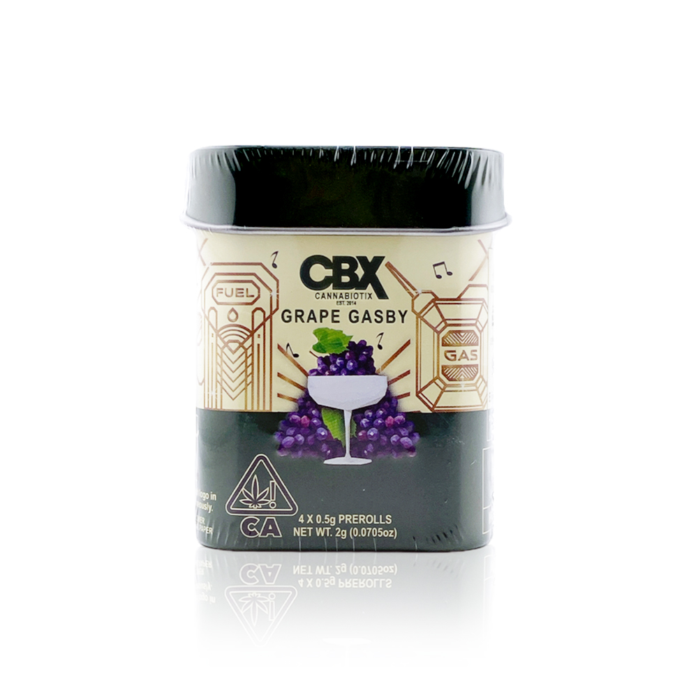 CBX - Preroll - Grape Gasby - 4-Pack - 2G - Tropicanna Ma