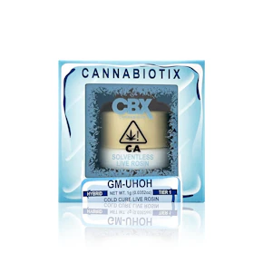 CBX - Concentrate - GM-uhOh - Tier 1 - Cold Cure Live Rosin - 1G