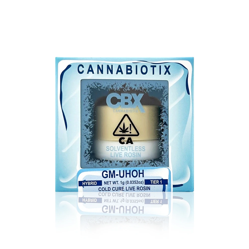 CBX: Cannabiotix - CBX - Concentrate - GM-uhOh - Tier 1 - Cold Cure Live Rosin - 1G Main Image