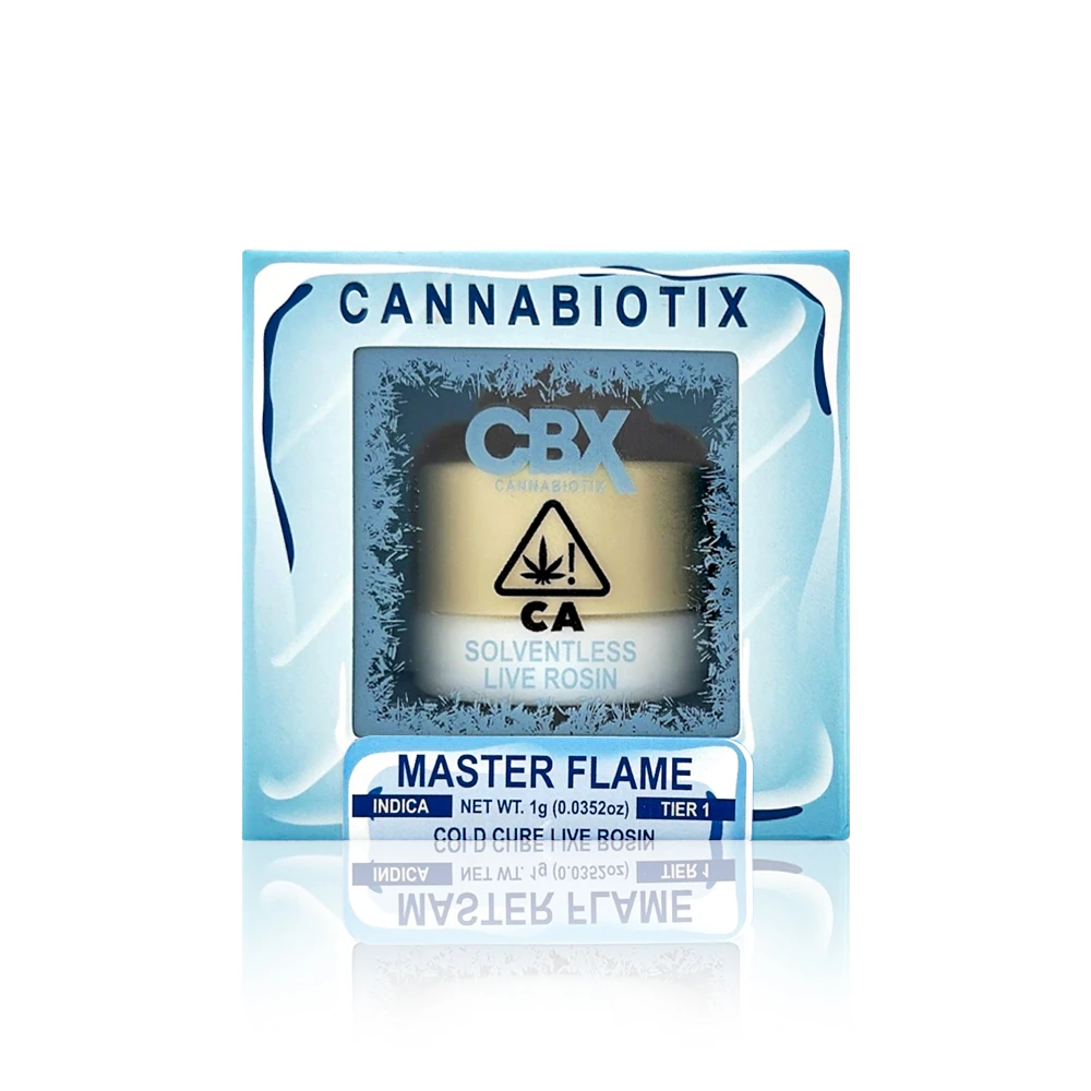 CBX: Cannabiotix - CBX - Concentrate - Master Flame - Tier 1 - Rosin - 1G Main Image