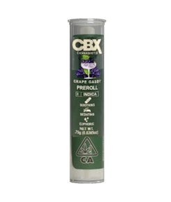 Grape Gasby | Pre-Roll | CBX