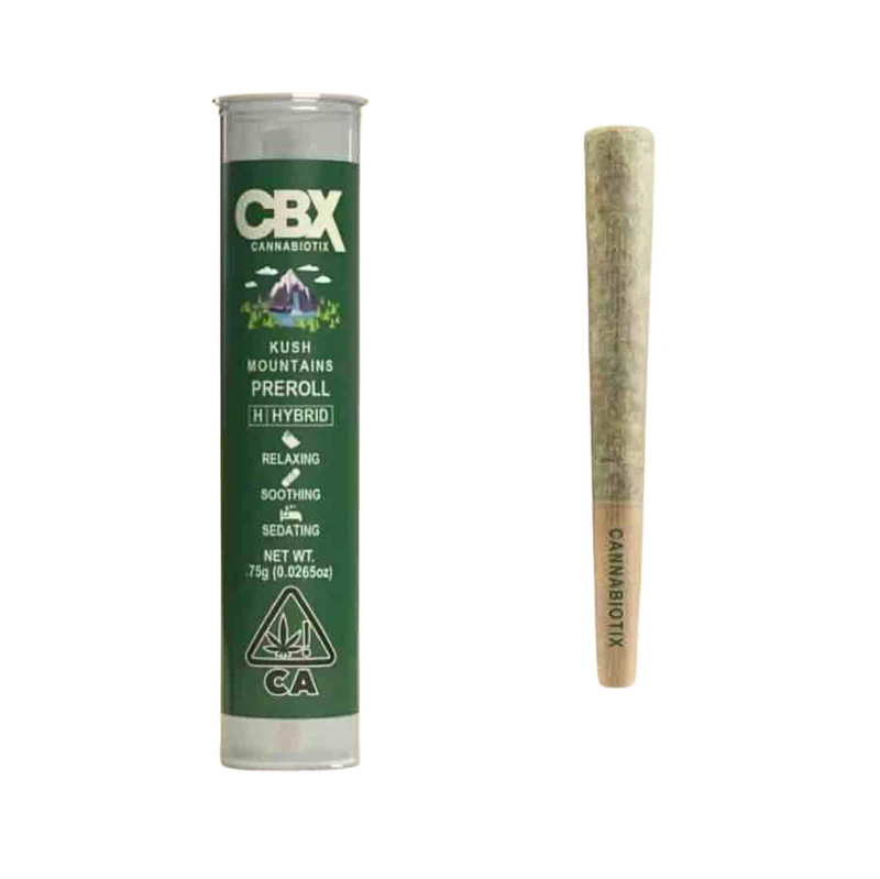 CBX - CBX - Kush Mountains Preroll .75g Main Image