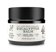 High Desert Pure Eucalyptus 1:1 CBD:THC Balm 800mg