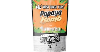 West Coast Cure - Papaya Bomb Diamond Infused Premium Flower - 14g