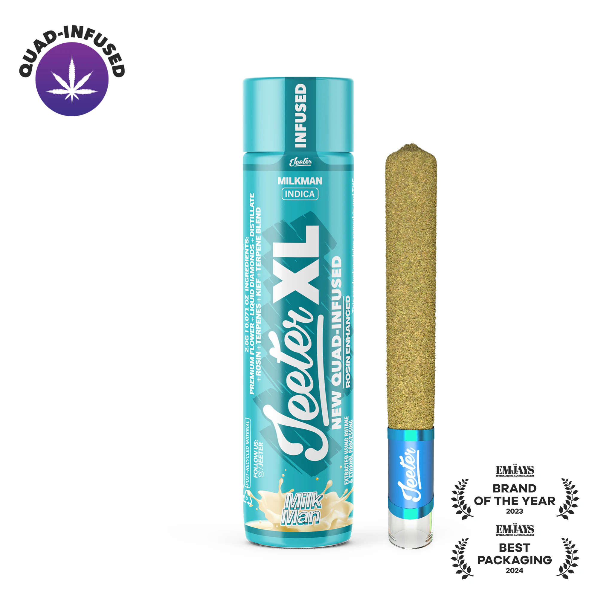 Jeeter - Jeeter XL | Milkman | Infused Preroll | 2g Main Image