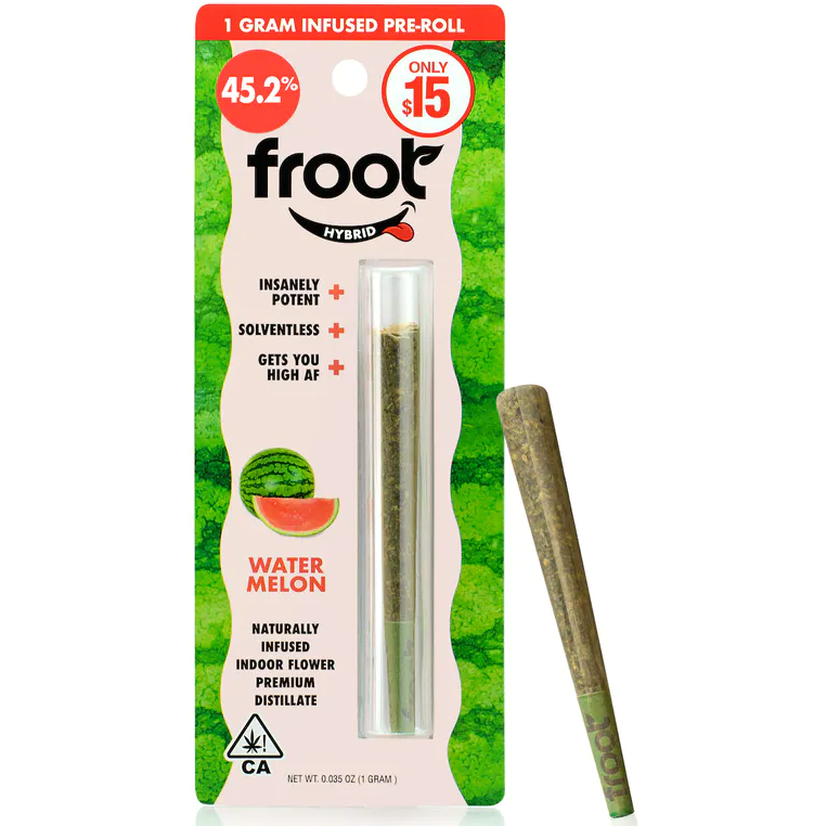 Froot - Watermelon Pre-Roll Infused 1.0g Single - Los Angeles ...