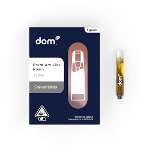 Dom - Dom Sunset Sherbert Live Rosin Cartridge 1g