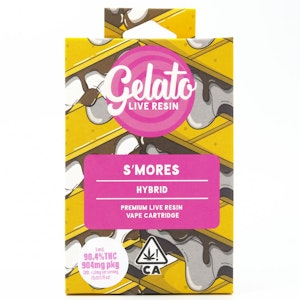 GELATO - S'mores 1g Live Resin Cart - Gelato