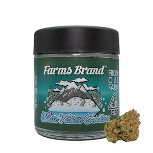 FARMS BRAND - White Tahoe Cookies 3.5g Jar - Farms Brand