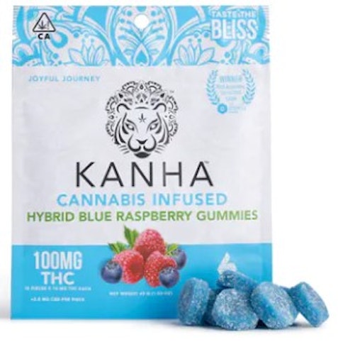 Kanha - Blue Raspberry Gummies 100mg