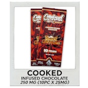 Cooked Cannabis Co - Dark Chocolate (10pc x 25mg)