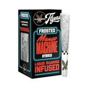 Claybourne Co. - 2.5g - 5ct Flyers Frosted Infused Pre Rolls - Mango Machine
