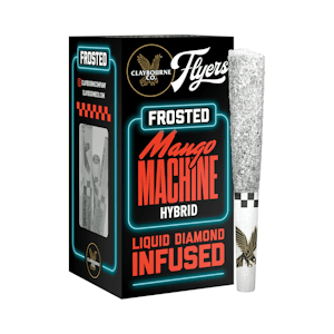 CLAYBOURNE CO. - Claybourne Co. - 2.5g - 5ct Flyers Frosted Infused Pre Rolls - Mango Machine