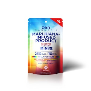 Zen - ZEN  - MINI ASSORTED FLAVOR GUMMY 250MG