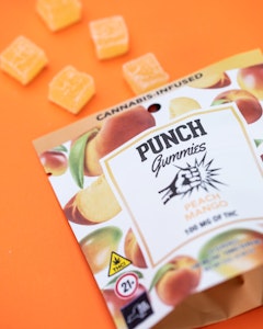Punch Gummies - Punch Gummies - Peach Mango - 100mg