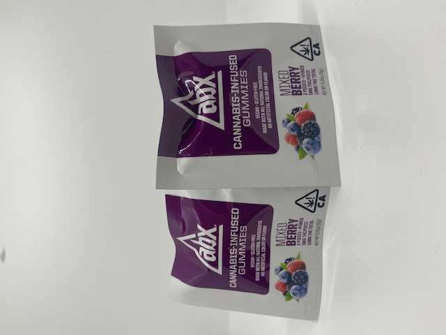ABX Mixed Berry Gummies 10mg Los Alamitos Dispensary Menu Haven