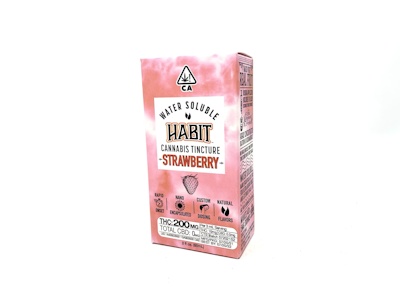KOROVA - HABIT: STRAWBERRY WATER SOLUBLE SYRUP TINCTURE 200MG