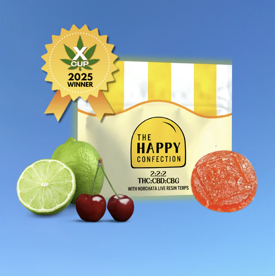 The Happy Confection - The Happy Confection Infused Gems - Chillaxing Cherry Limeade THC|CBD|CBG - 00146 Main Image